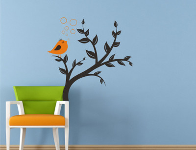 Heaven Decor1 Self Adhesive Wall Decal Sticker(Pack of 1, Black