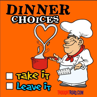 Dinner Choices Paper Print(12 inch X 12 inch, Rolled)