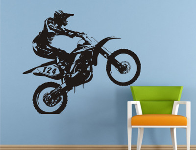 Wall Guru Wall Decal&Sticker Sticker(Pack of 1, Black