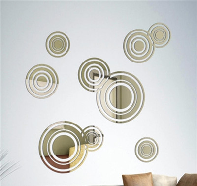 Saifee Acrylic Sticker(Pack of 6, Silver