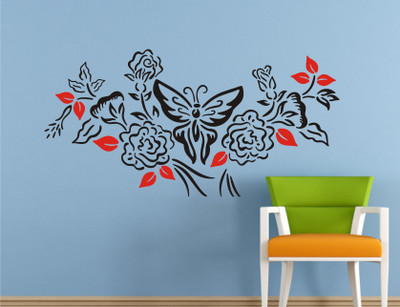 Wall Guru Wall Decal&Sticker Sticker(Pack of 1, Black