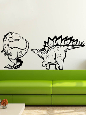 Trends on Wall Animal Sticker(Pack of 1, Black