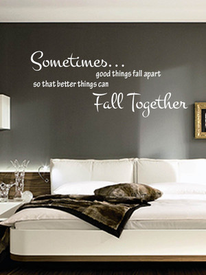 Trends on Wall Large Quotes Sticker(Pack of 1)