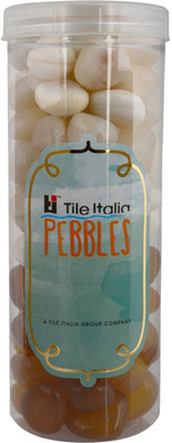 Tile Italia Pebbles Onyx White & Onyx Yellow Pebbles Polished Round Onyx Pebbles(Multicolor 1 kg)
Tile Italia Pebbles Onyx White & Onyx Yellow Pebbles Polished Round Onyx Pebbles(Multicolor 1 kg)