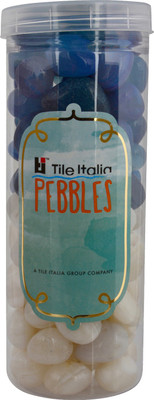 Tile Italia Pebbles Onyx White & Onyx Blue Pebbles Polished Round Onyx Pebbles(Multicolor 1 kg)
Tile Italia Pebbles Onyx White & Onyx Blue Pebbles Polished Round Onyx Pebbles(Multicolor 1 kg)