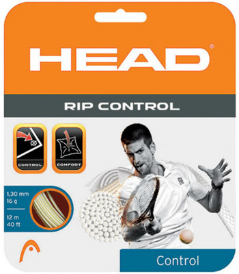 Head RIP Control 1.30 mm Tennis String - 40 feet(White)
