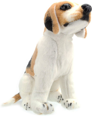 Creative Kids Cute Sitting Dog - 32 cm(Brown, White)