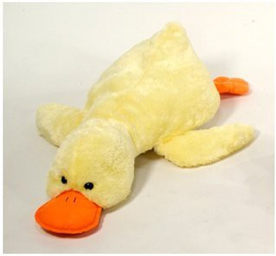 Fiesta Toys Laydown Duck Soft Plush Animal 24"(Yellow)