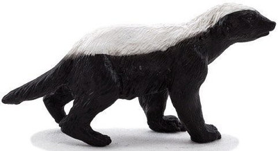Mojo Fun - Wildlife Mojo Fun 387181 Male Honey Badger Realistic Wild Animal(Black)