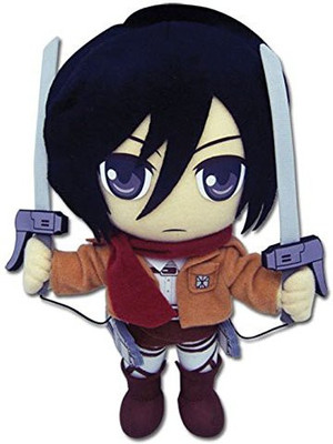 Great Eastern Attack On Titan 95" Mikasa Ackerman Plush(Brown)