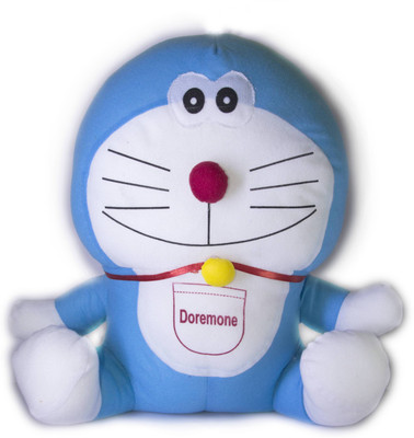 Tiny Tickle Naughty Flurry Doraemon Premium Soft Toys - 31 cm(Blue, White, Red), Blue;red;white