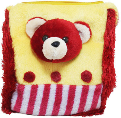 Tickles Teddy Face Sling Bag - 27 cm(Red)