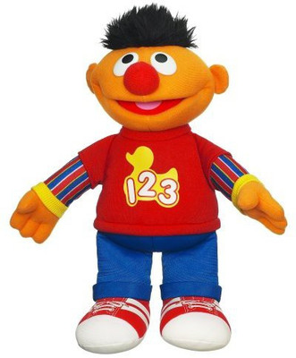 Sesame Street Playskool Rockin' Numbers Ernie - 33 cm(Orange)