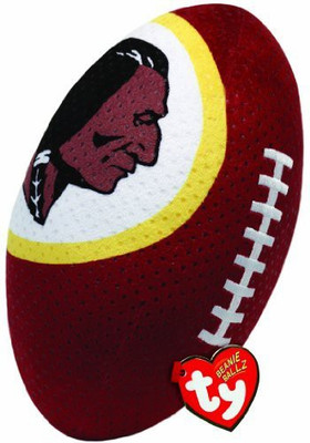 TY Beanie Babies Nfl Rz Washington Redskins Football Plush(Brown)