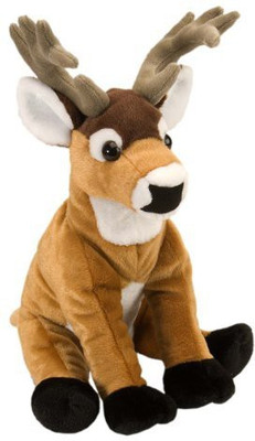 Wild Republic Cuddlekins 12" White Tailed Deer(Brown)