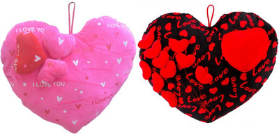 MGPLifestyle - Combo of Pink 3 Heart on Heart Shape Cuishion & Black and Red Heart Cuishion - 18 cm(Multicolor)
MGPLifestyle - Combo of Pink 3 Heart on Heart Shape Cuishion & Black and Red Heart Cuishion - 18 cm(Multicolor)