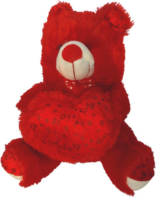 Volik Stuffed Bear - 25 cm(Red)