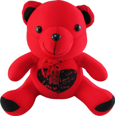 Tabby Toys Valentine Love Bean Teddy Bear - 45 cm(Red)