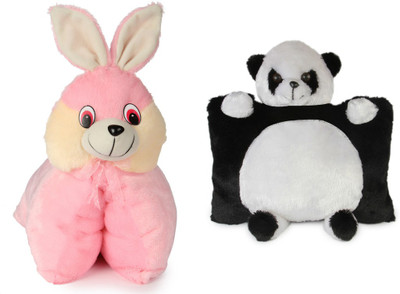 Deals India Deals India Folding Bunny Pillow(40 cm) and Panda Pillow( 40 cm) set of 2 - 40 cm(Multicolor)
Deals India Deals India Folding Bunny Pillow(40 cm) and Panda Pillow( 40 cm) set of 2 - 40 cm(Multicolor)