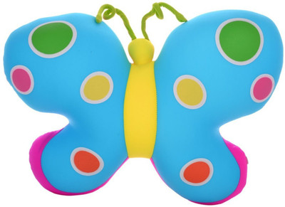 Twisha Lycra Butterfly With Spots Blue 13 X 11 X 4 Inch - 4 inch(Multicolor)