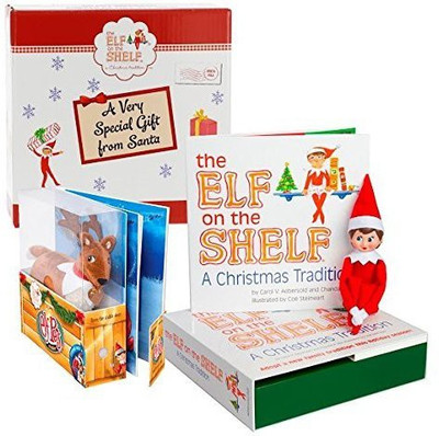 The Elf on the Shelf Elf On The Shelf Blue Eyed Girl With Bonus Pet Reindeer - 9.84 inch(Red)
The Elf on the Shelf Elf On The Shelf Blue Eyed Girl With Bonus Pet Reindeer - 9.84 inch(Red)