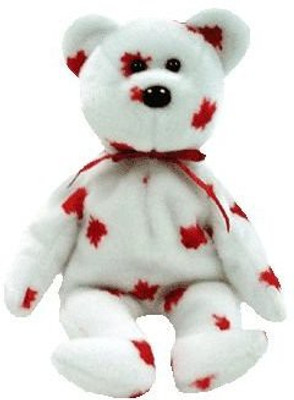 ty Beanie Ba Chinook The Bear (Canada Exclusive)(White)