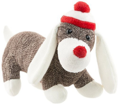 Webkinz Knit Sock Dog Plush - 6 inch(Grey)