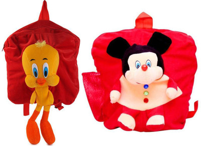 MGP Creation Premium Tweety (Red) & Micky Kids School Bag - 14 inch(Multicolor)
MGP Creation Premium Tweety (Red) & Micky Kids School Bag - 14 inch(Multicolor)