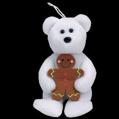 ty Beanie Babies Goody Holiday Teddy Bear Jingle Beanie Ba - 18 inch(White)