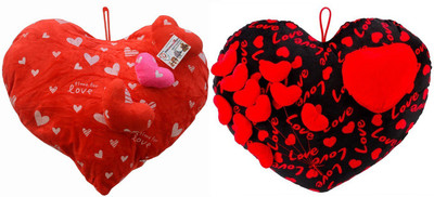 MGPLifestyle - Combo of Red 3 Heart on Heart Shape Cuishion & Black and Red Heart Cuishion - 18 cm(Multicolor)
MGPLifestyle - Combo of Red 3 Heart on Heart Shape Cuishion & Black and Red Heart Cuishion - 18 cm(Multicolor)