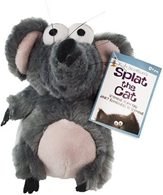 Kids Preferred Splat The Cat Seymour Mouse Beanbag Plush(Grey)