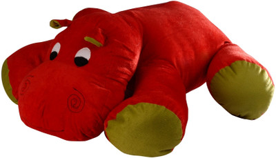 Soft Buddies Floppy Hippo - 29 inch(Red)