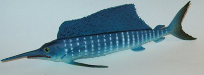 MJ 8" Sailfish Animal Replica Figurine(Blue)