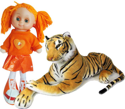 TANISI Musical Dora Doll With Led Light & Cute Soft Tiger Combo - 32 cm(Multicolor)
TANISI Musical Dora Doll With Led Light & Cute Soft Tiger Combo - 32 cm(Multicolor)