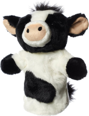 Hamleys Cow - 9.05 inch(White, Black), Black;white