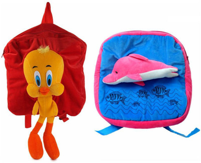 MGP Creation Exclusive Red Tweety & Purplle Dolphin Fish Kids School Bag - 14 inch(Multicolor)
MGP Creation Exclusive Red Tweety & Purplle Dolphin Fish Kids School Bag - 14 inch(Multicolor)