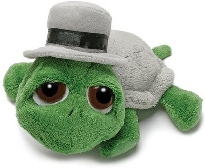 Russ Plush Li'L Peepers Groom Shecky The Green Turtle - 4.5 inch(Green)