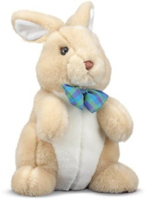 Melissa & Doug Princess Soft12" Plush Propper Bunny(White)