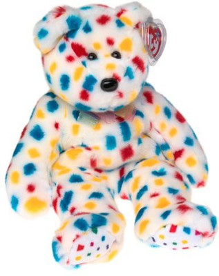 TY Beanie Babies 2K The Bear(White)
