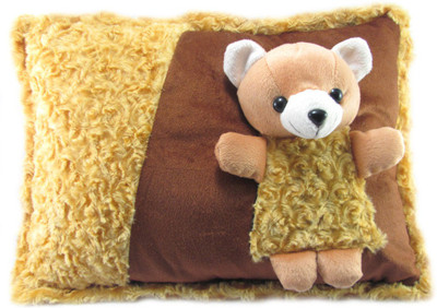 Tickles Charming Teddy Cushion - 38 cm(Brown)