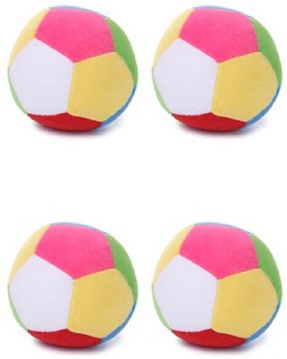 Deals India Soft Toy Ball Set of 4 - 4 inch(Multicolor)
