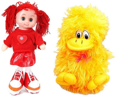 Deals India Musical Doll and Musical duck combo - 35 cm(Multicolor)