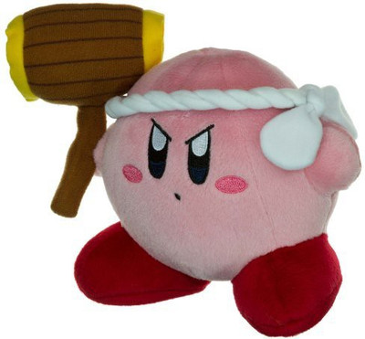 Kirby Hammer ~6" Miniplush(Pink)