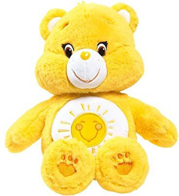 Just Play Care Bears Funshine Medium Plush With Dvd - 6 inch(Yellow)