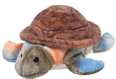 TY Beanie Babies Speedster The Turtle - 6 inch(Brown)