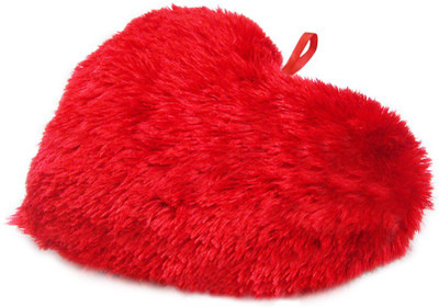 StyBuzz Heart Stuffed Pillow Cushion 16 Inch - 16 inch(Red)