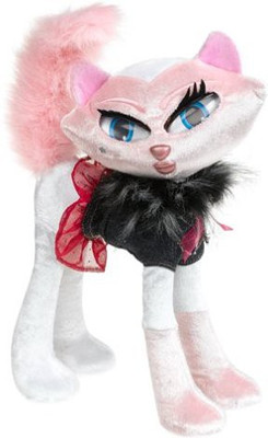 Mga Bratz Petz Catz Superstar Plush Kendall - 15 inch(White)