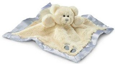 Russ Berrie Cream Bear Snuggler Blanket 12"(Brown)