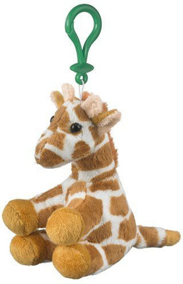 Wildlife Artists Giraffe Clip Keychain Wild Life Artist(Brown)