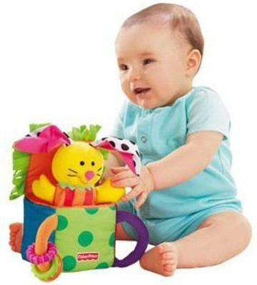 Fisher-Price Miracles And Milestones Peek And Squeak Bunny - 95 inch(Blue)